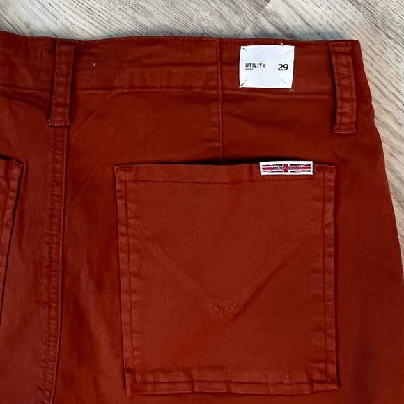 Hudson Utility Washed Rust Shorts Size 29 - Picture 9 of 10